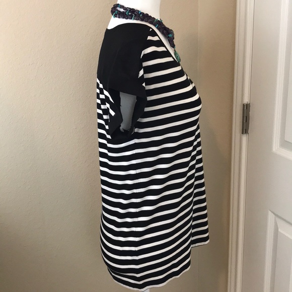 Christian Siriano Runway Style Striped Top - Picture 7 of 8